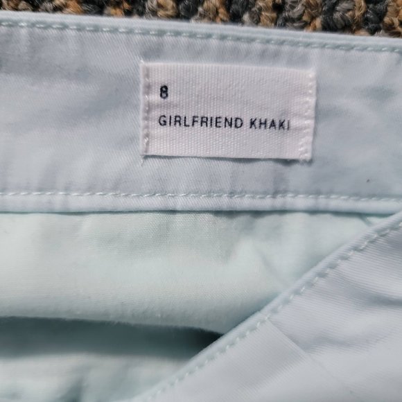 Gap for Good Pale Blue Women's Girlfriend Khaki's Size 8 - Picture 7 of 9